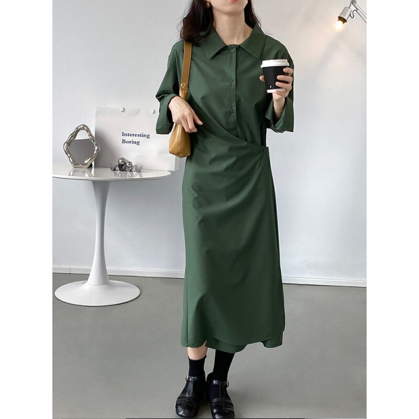 Summer Woman Casual Long Sleeve Dress